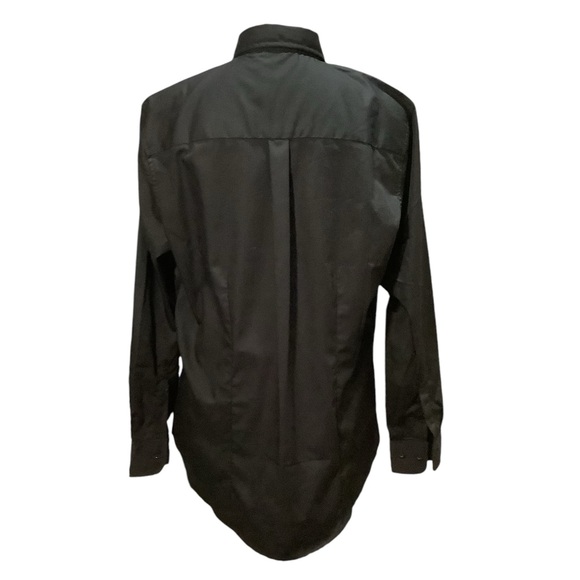 Womens Chef Works Size Large Button Up Kitchen Restaurant Staff Work Shirt Black - Picture 2 of 8